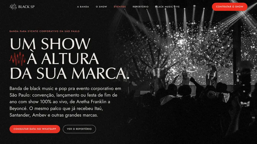 Black SP: BANDA PARA EVENTO CORPORATIVO EM SÃO PAULO UM