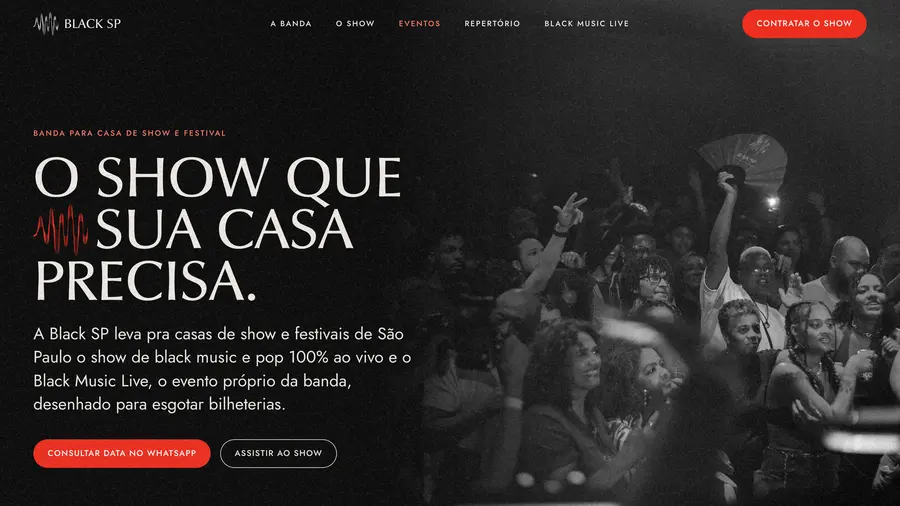 Black SP: BANDA PARA CASA DE SHOW E FESTIVAL O SHOW QUE